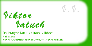 viktor valuch business card